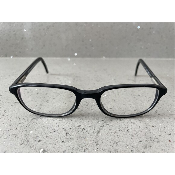 BYBLOS EYEGLASSES FRAMES ONLY 7002 50-19-135 MADE IN ITALY black full rim - Picture 1 of 16